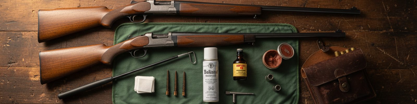 Limpieza y mantenimiento de armas de caza