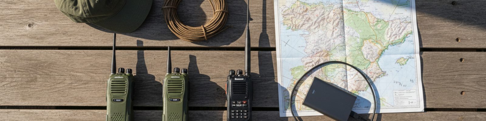 Radios y comunicaciones en monte