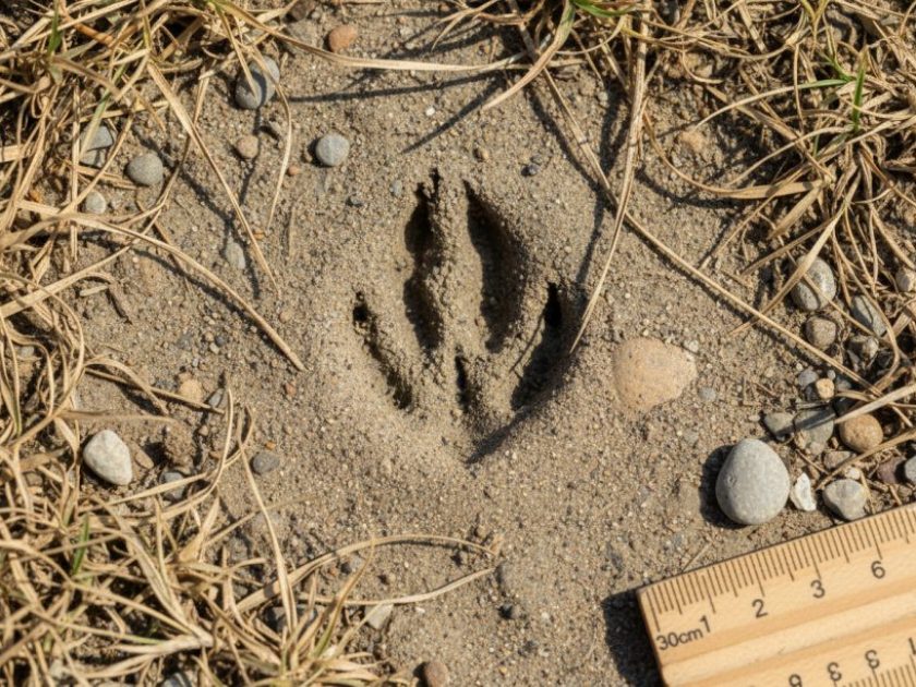 Huella de Liebre ibérica