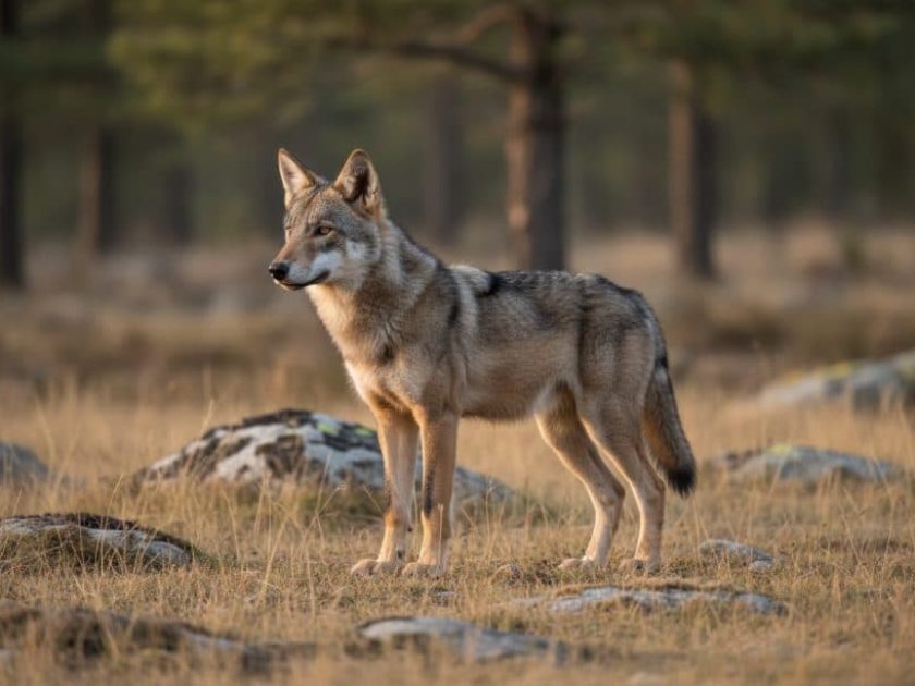 Cría o joven de Lobo ibérico